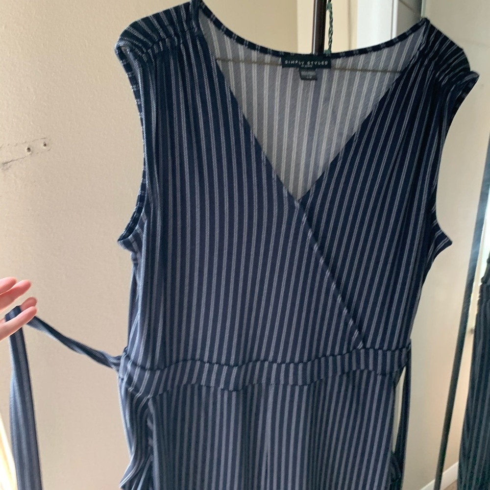 Striped jumpsuit
